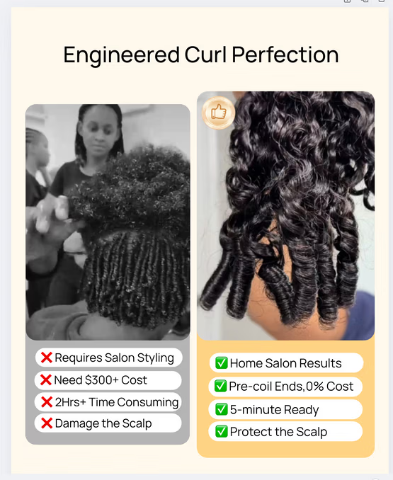7x5 Bye Bye Knots Burmese Curly Wig With Finger Coil Ends Put On and Go Spiral Curls Human Hair Wigs
