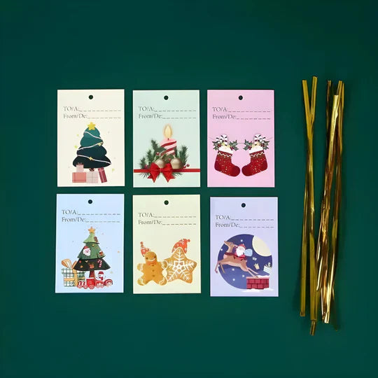 Drawstring Christmas Gift Bag (Biodegradable)